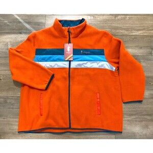 Cotopaxi Teca Fleece Mens 3XL Full Zip Pockets Jacket Mars Landing Sienna